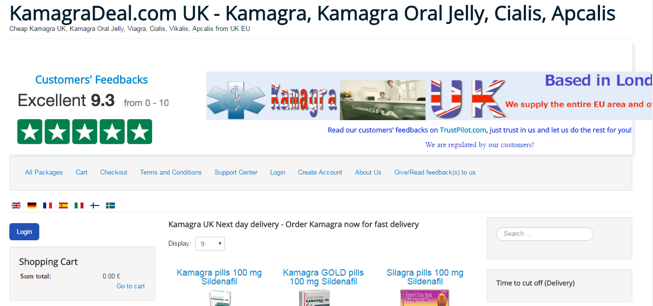 Kamagradeal.com Main Page