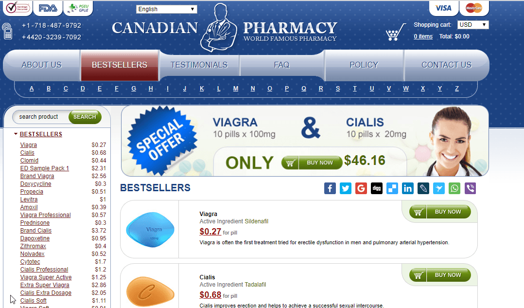 Online Pills Website Design