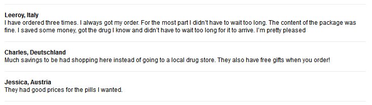 Secure Tabs Customer Comments